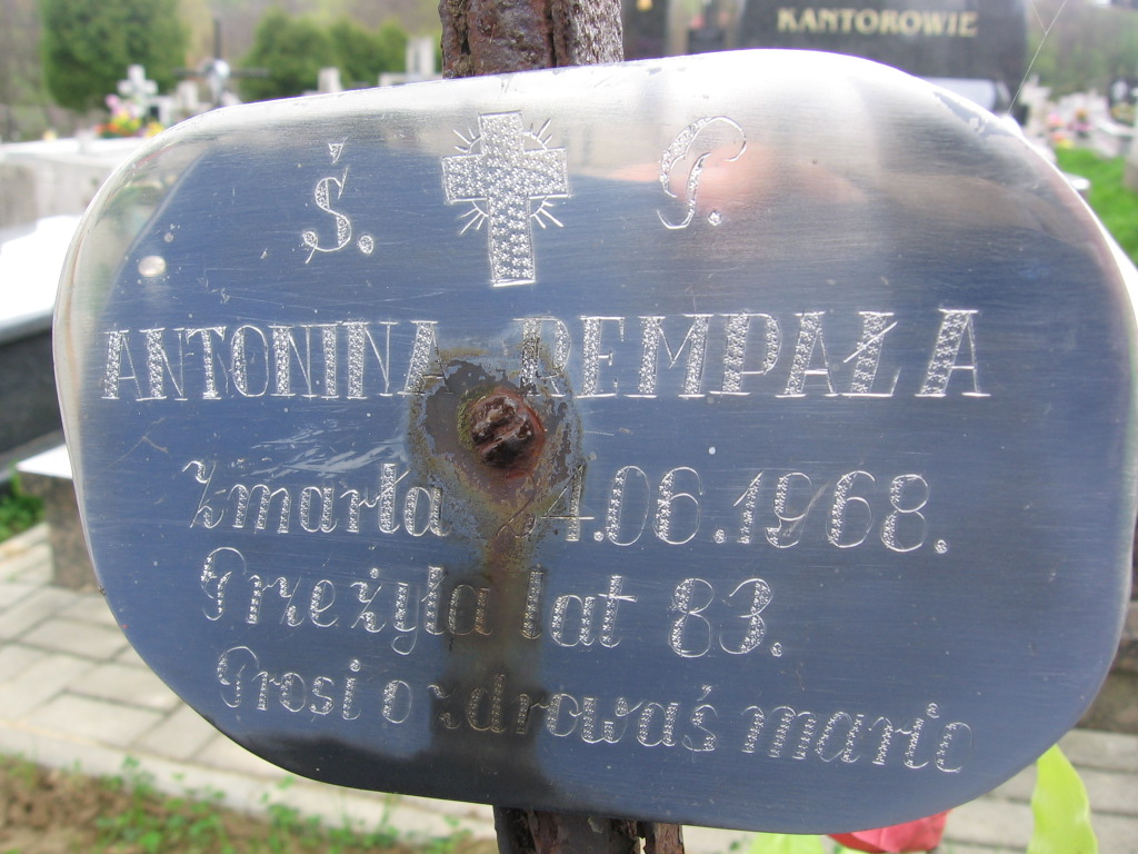 Grób Antonina Rempała
