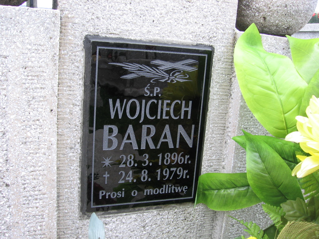 Grób Jan Baran