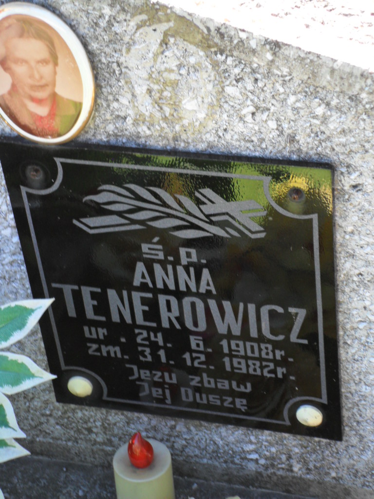 Grób Anna Tenerowicz