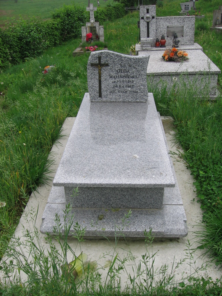 Olga Malinowska 1913 Ryglice - Grobonet - Wyszukiwarka osób pochowanych